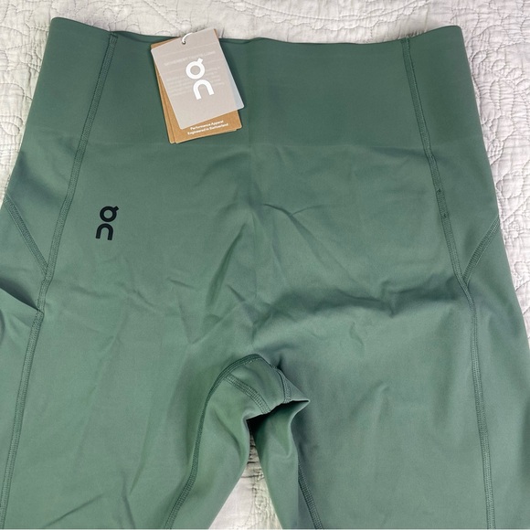 On Cloud Run On Clouds Women’s Movement Tights Long Size XL Ivy - Picture 3 of 16